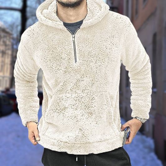 WW | plush hoodie for men