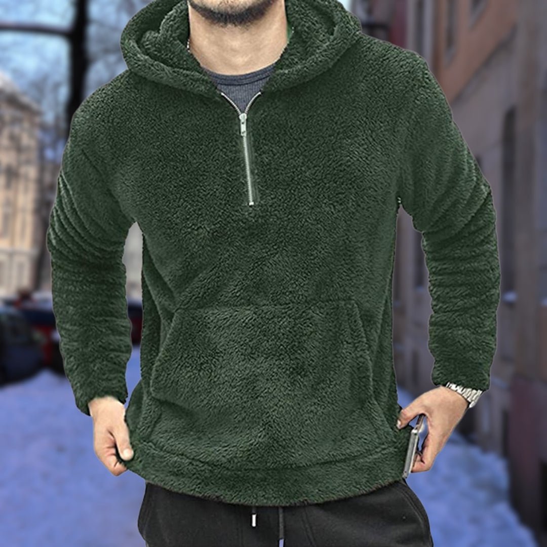 WW | plush hoodie for men