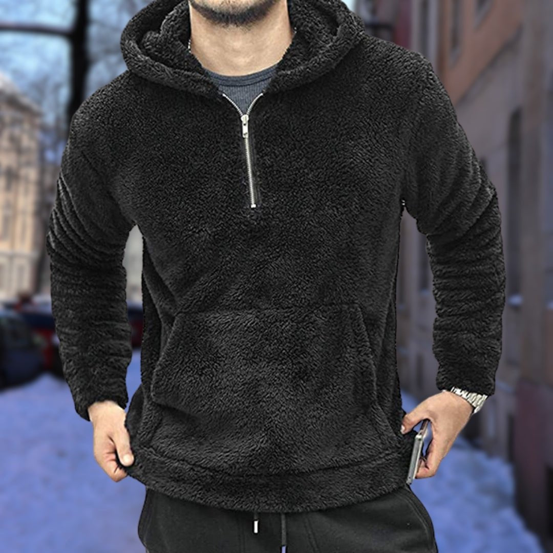 WW | plush hoodie for men