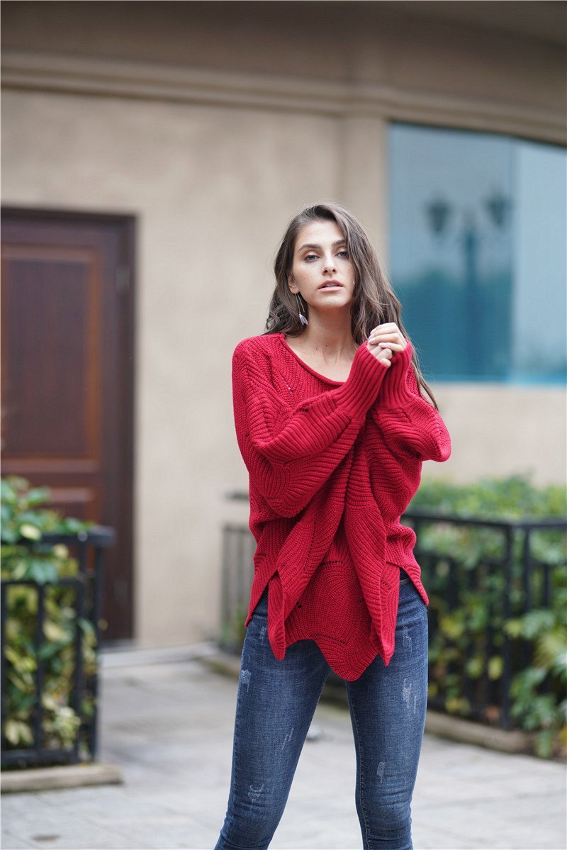 WW Everything Will Be Alright Knitted Sweater - Green