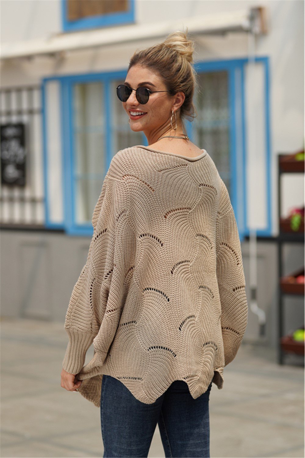 WW Everything Will Be Alright Knitted Sweater - Green