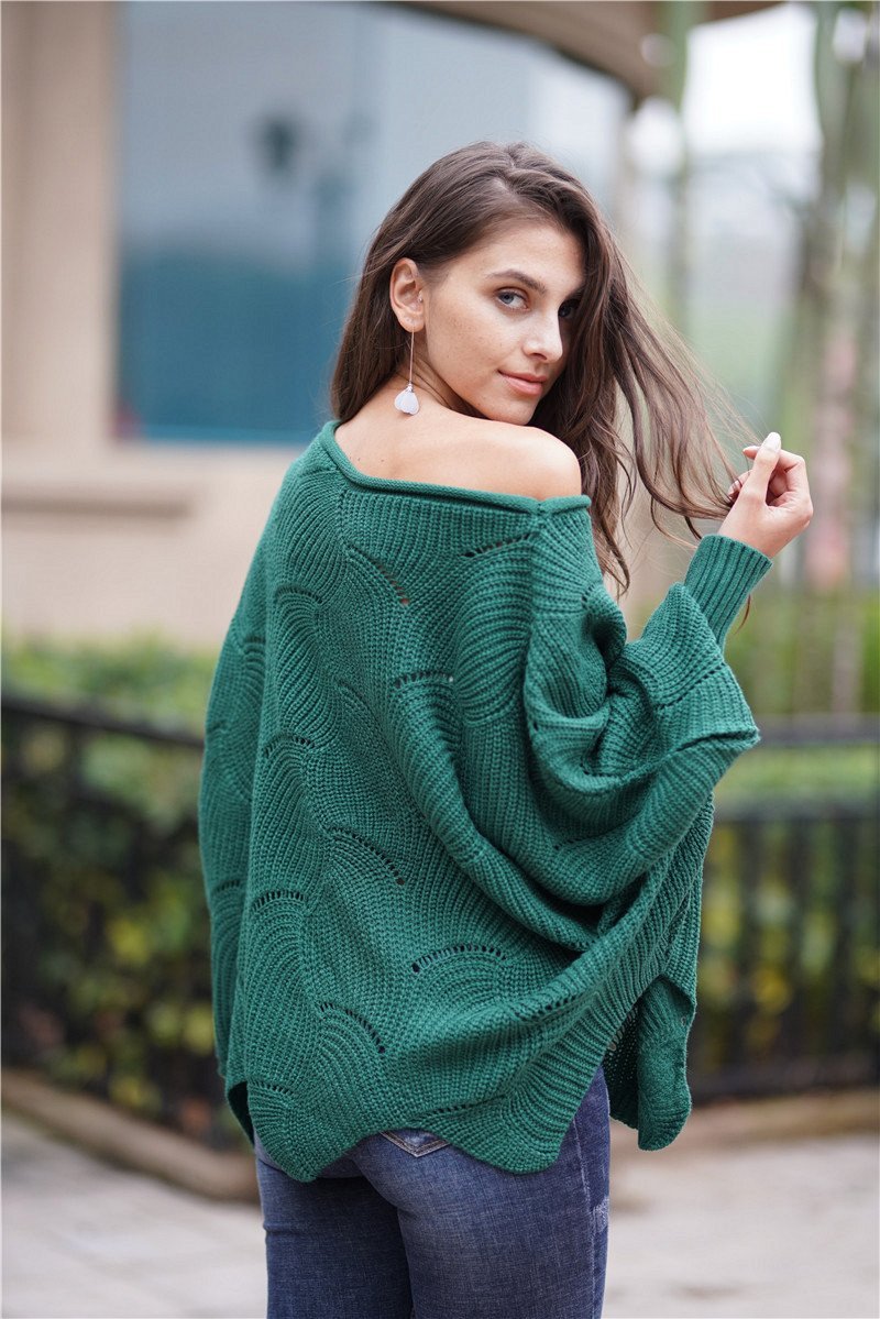 WW Everything Will Be Alright Knitted Sweater - Green