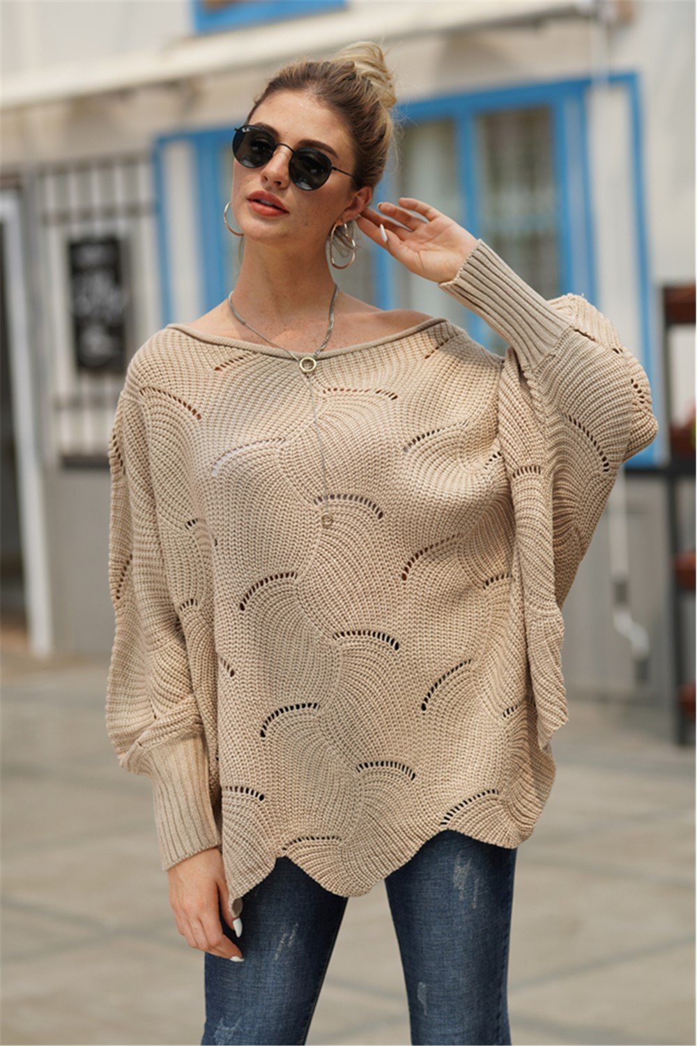 WW Everything Will Be Alright Knitted Sweater - Green