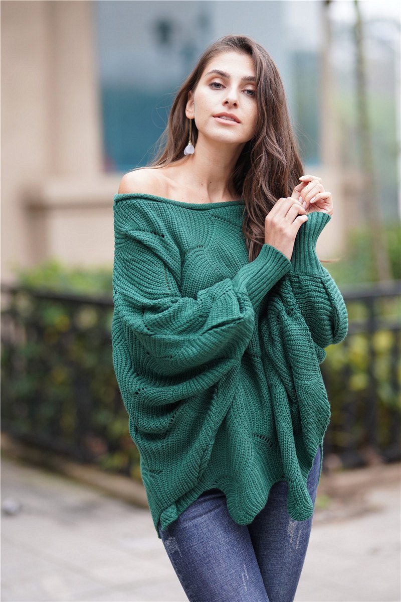 WW Everything Will Be Alright Knitted Sweater - Green