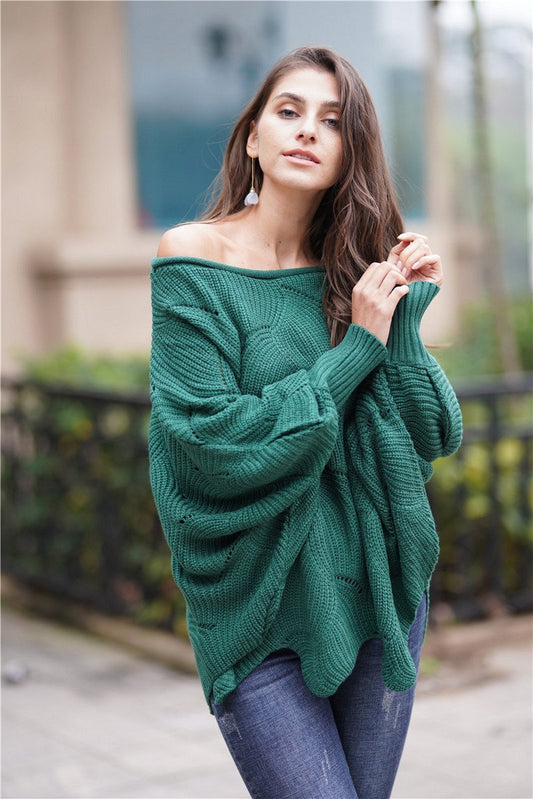 WW Everything Will Be Alright Knitted Sweater - Green
