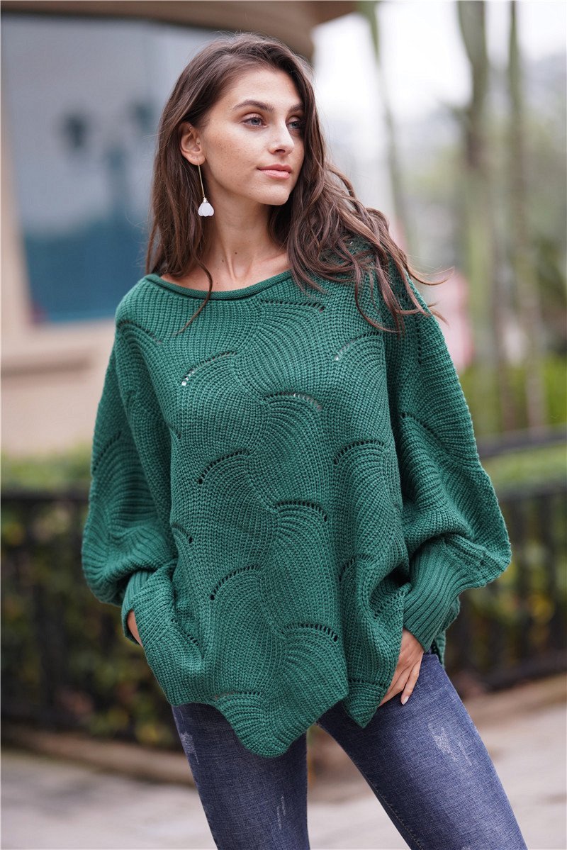 WW Everything Will Be Alright Knitted Sweater - Green