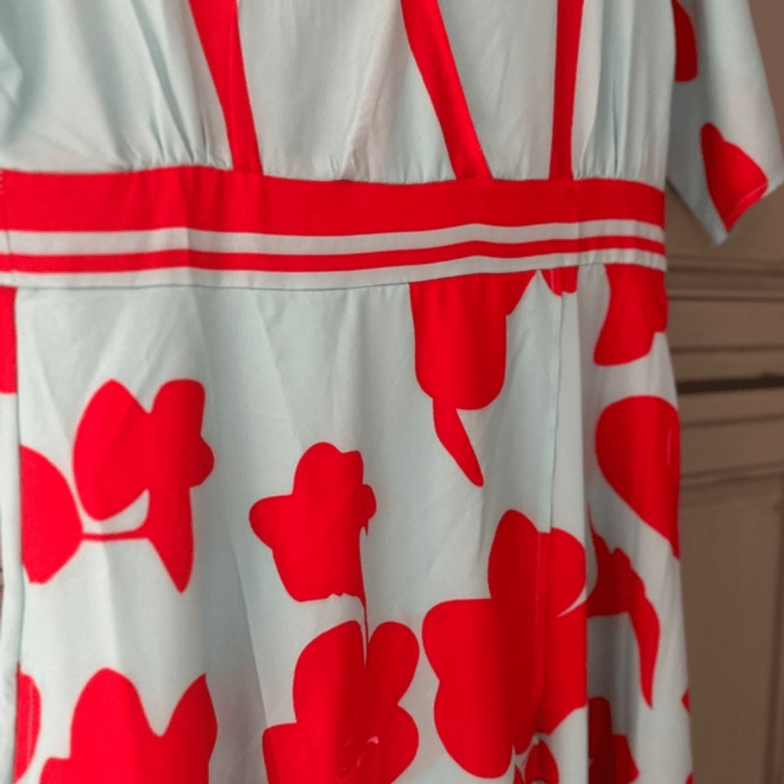 WW | Luxuriöses Blumenkleid Damen Kleid