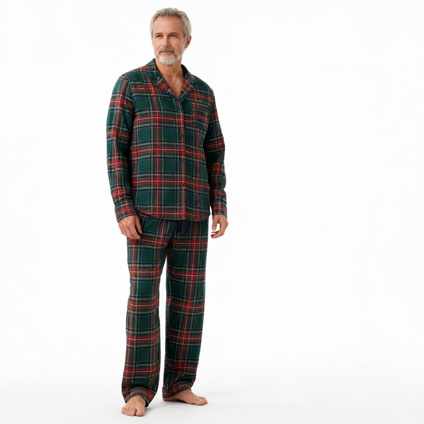 WW | Family Christmas Plaid Button-Front Pajama Sets