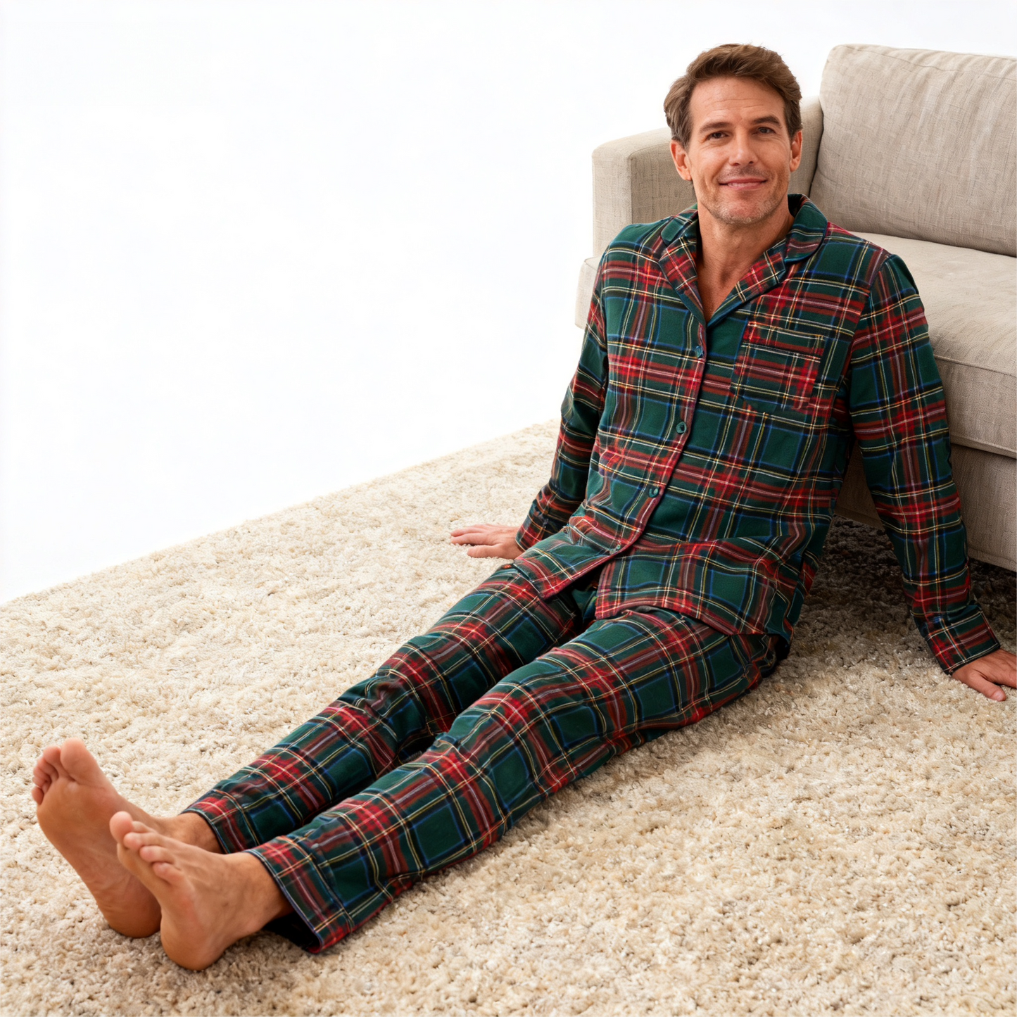 WW | Family Christmas Plaid Button-Front Pajama Sets