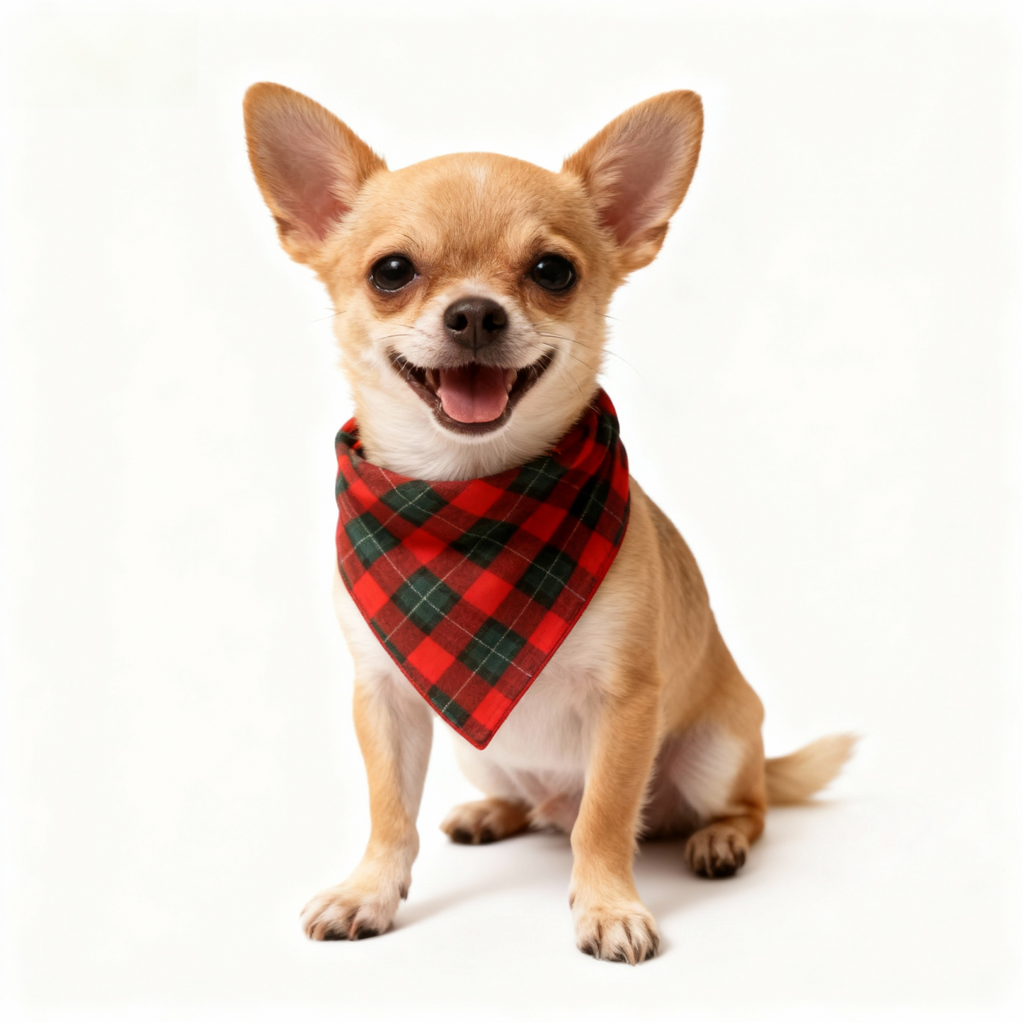 WW | Christmas Red and Green Plaid Button-Down Family Pajama Sets