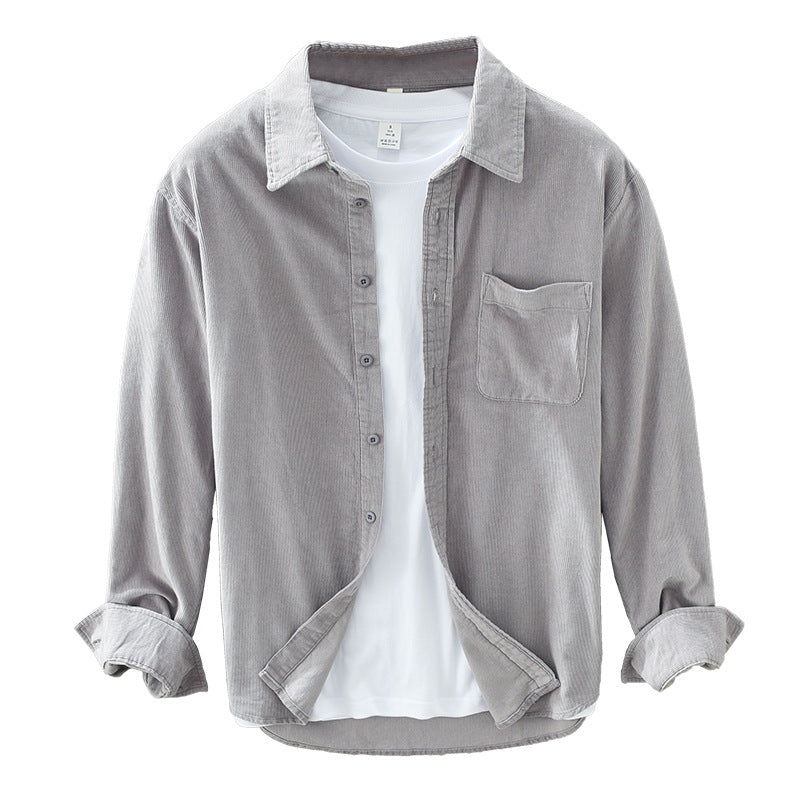 WW | Retro Herren Cordhemd Elegant, Vielseitig & Bequem