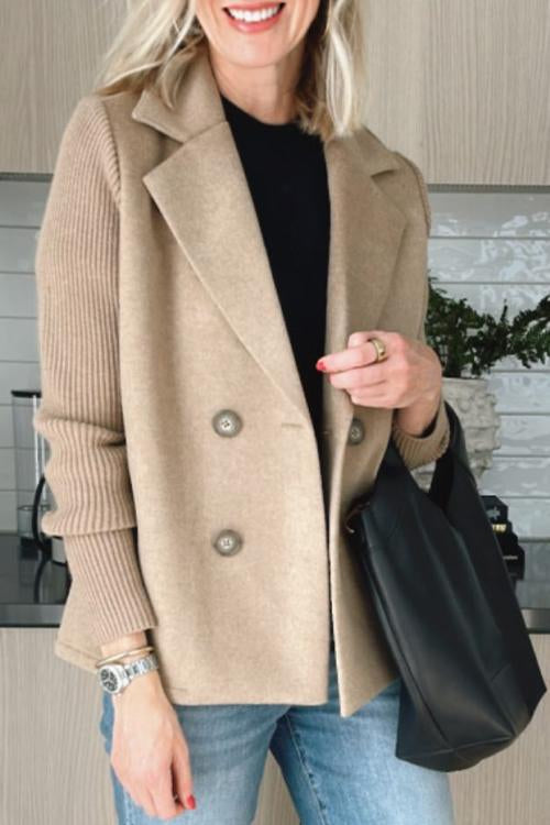 WW | Elegant Blazer with Contrast Sleeves