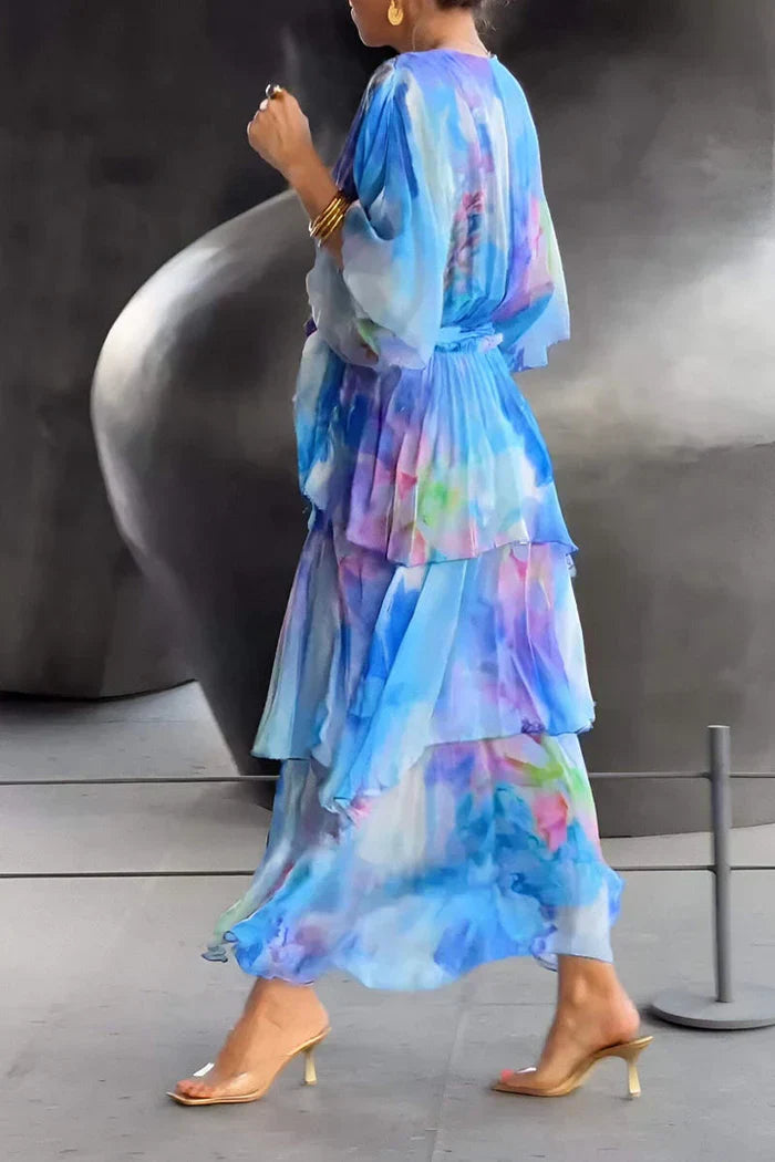 Cecilia | Elegant Chiffon Dress