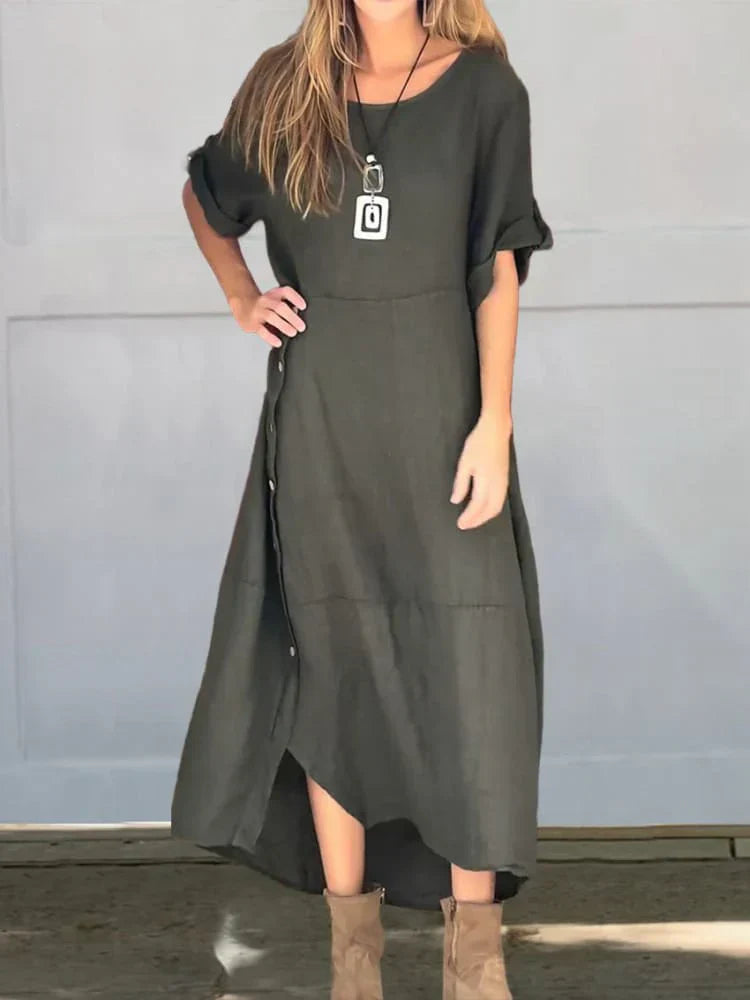 WW | Leinen Baumwolle Kleid