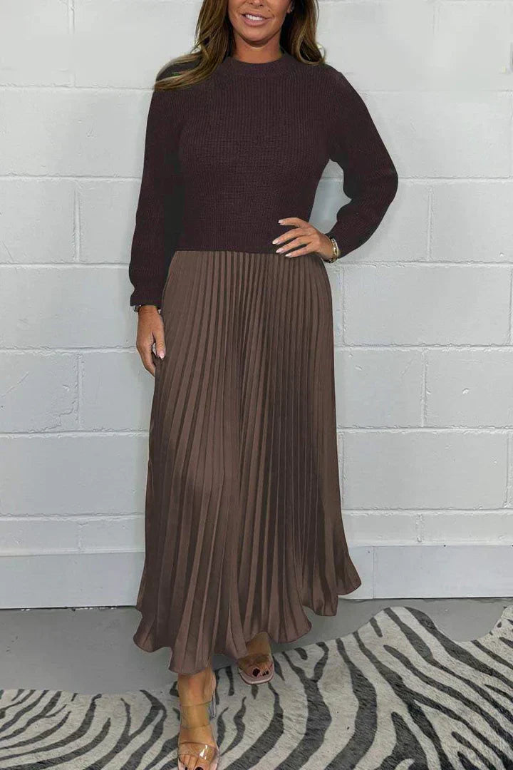 WW | Eleganter 2-In-1-Kleid-Pullover