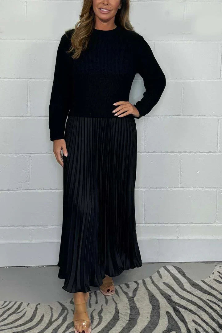 WW | Eleganter 2-In-1-Kleid-Pullover