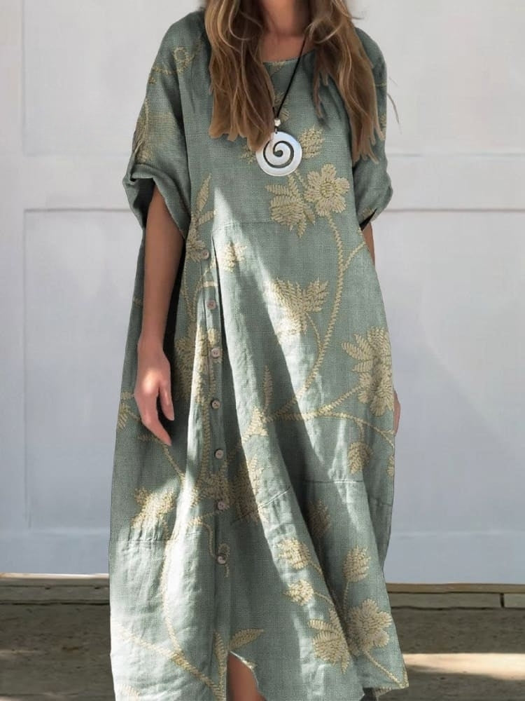 WW | Leinen Baumwolle Kleid