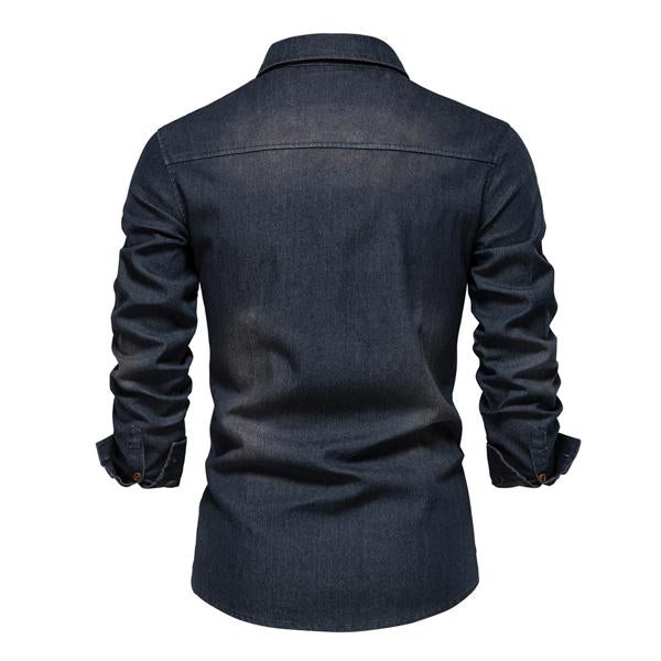 WW | Vielseitiges Denim Hemd Für Männer