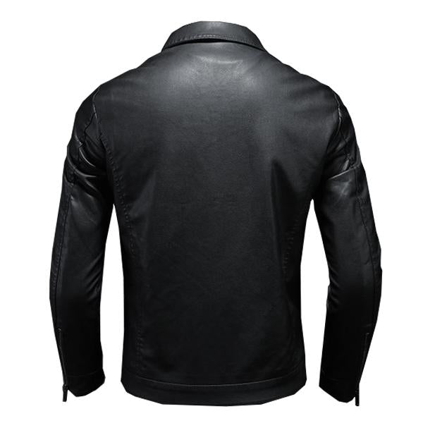 WW | Lapel Leather Jacket