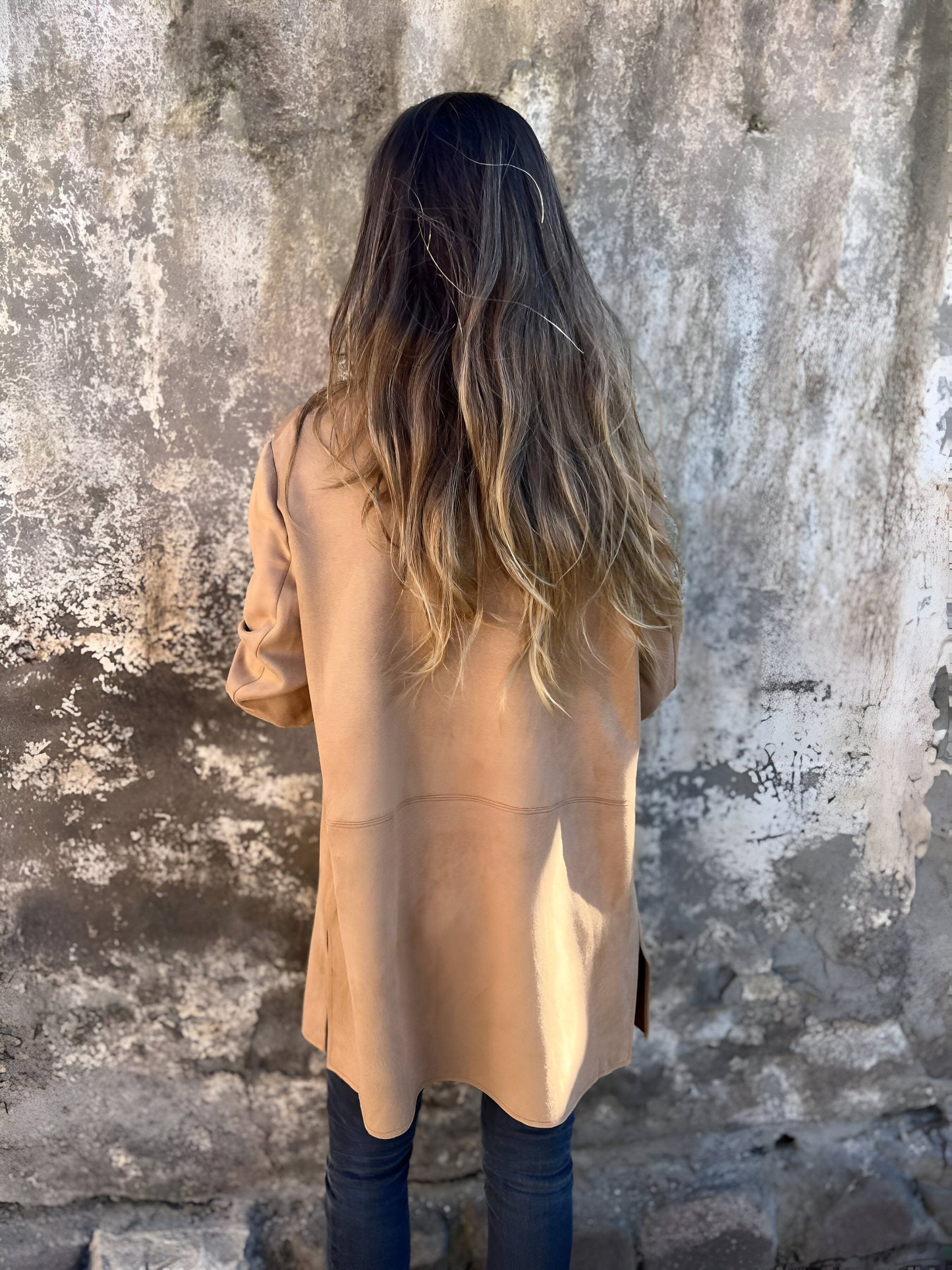 WW | Elegante mittellange Damenjacke
