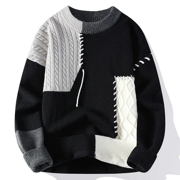 WW | Sweater with patchwork design