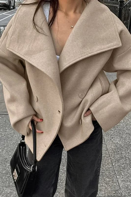 WW | Woll Doppelreihige Jacke