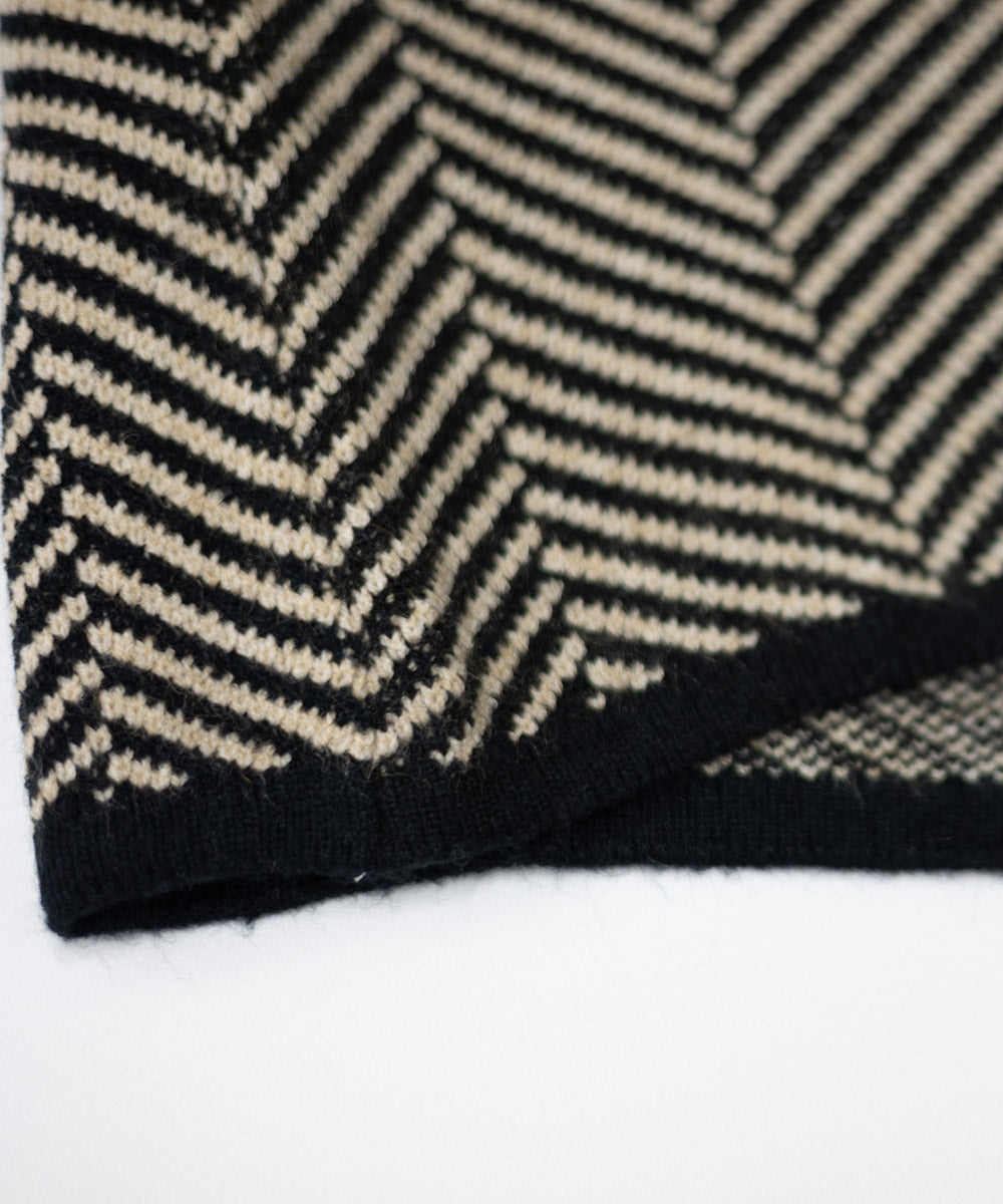 WW | Retro Color Block Half-Turtleneck Pullover