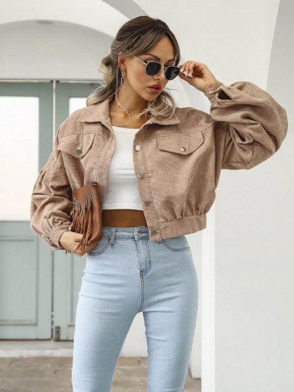WW | Cropped Bomber Jacket Cool & Stylish
