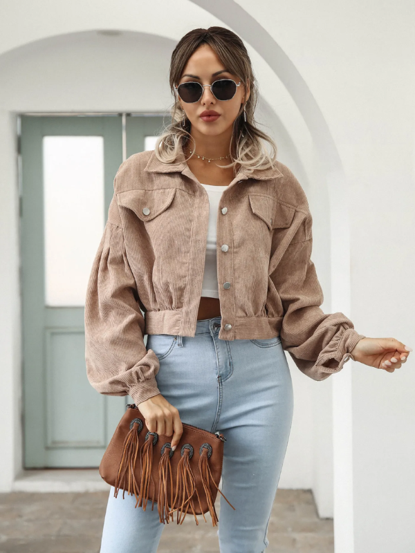 WW | Cropped Bomber Jacket Cool & Stylish