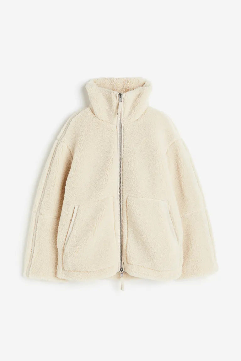 WW | Douillet Teddy Jacket Cream for Elegant Comfort