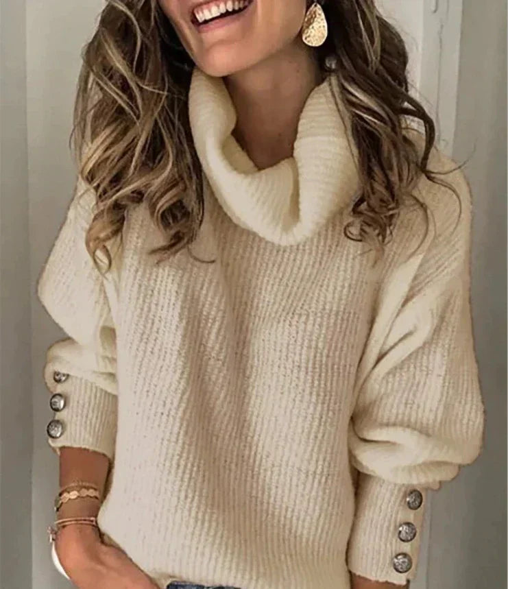 WW | Oversized Warm Women's Turtleneck Sweater