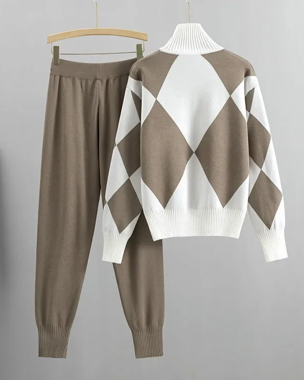 WW | Argyle Strick Set