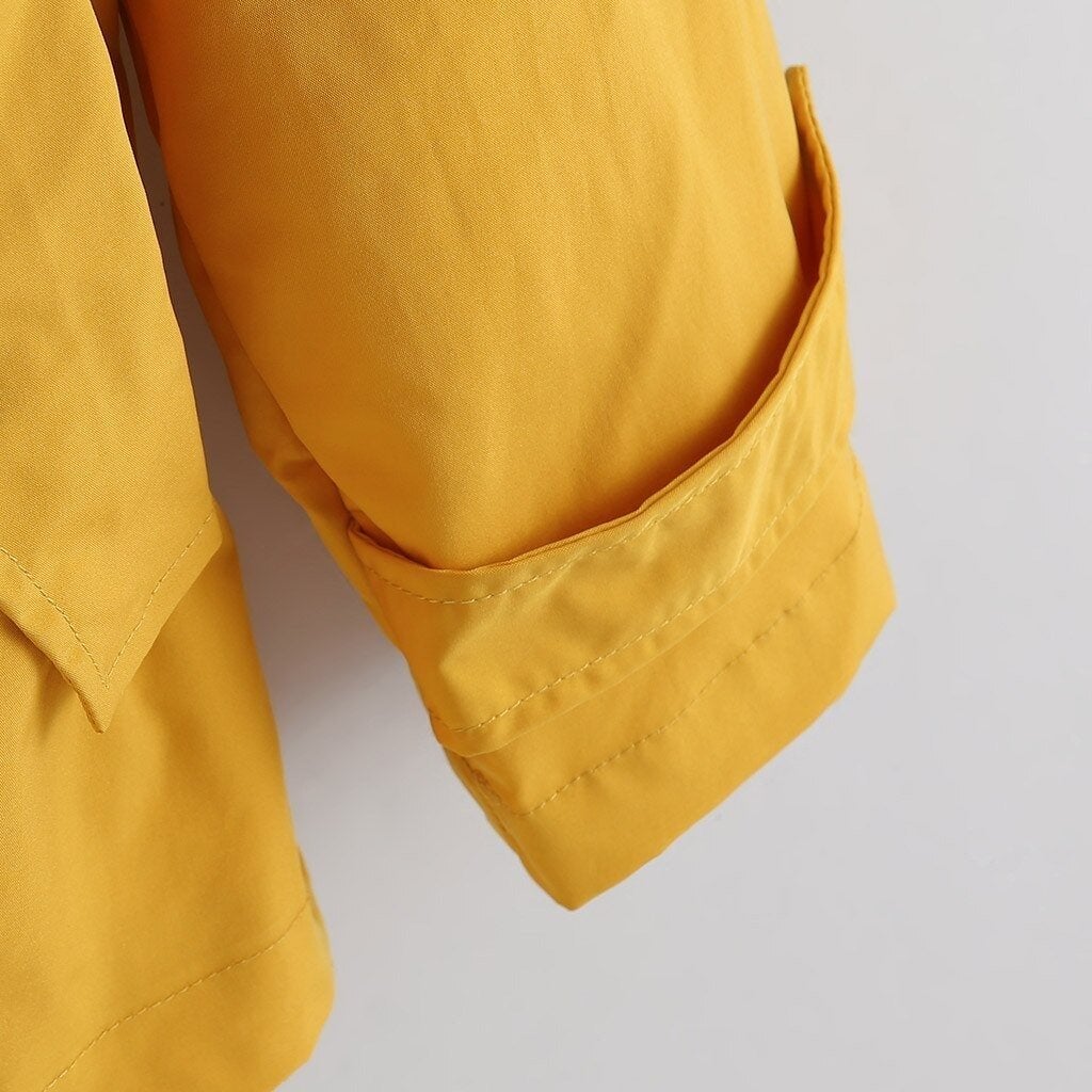 WW | Women's Rain Jacket with Striped Hood