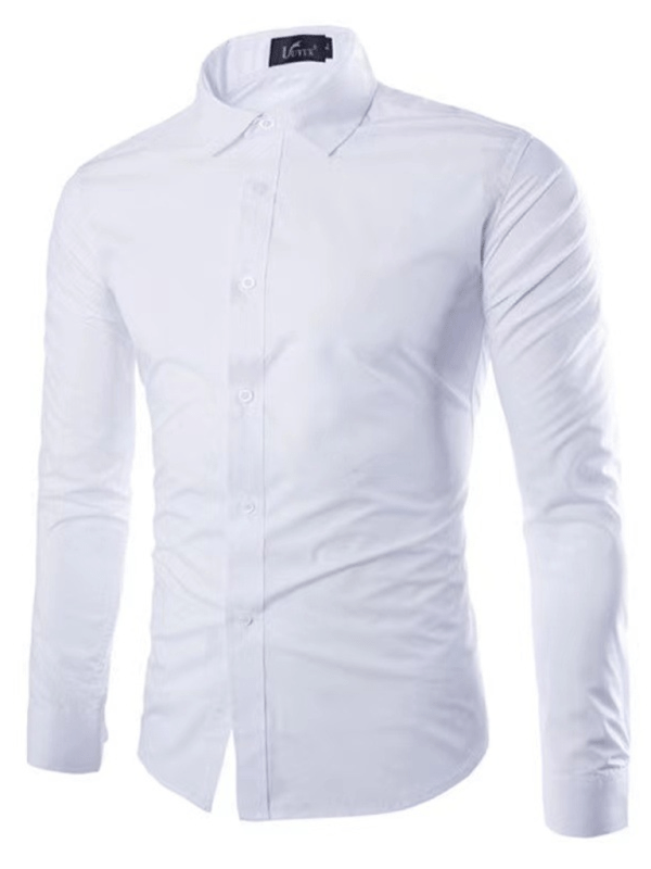 WW | Casual Iron-Free Slim Fit Men's Shirt