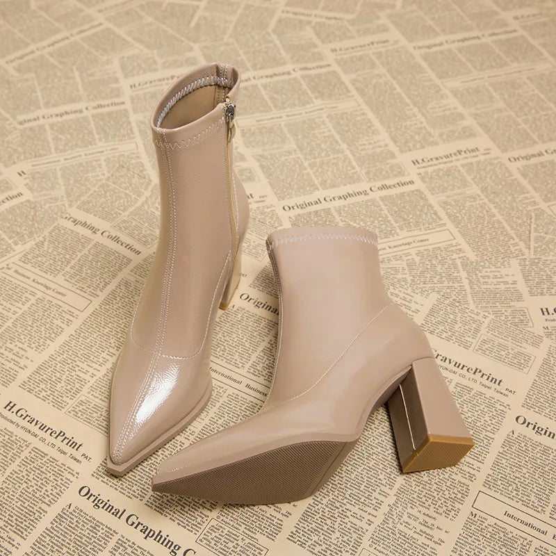 WW | Women's High Heel Ankle Boots