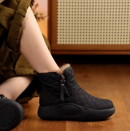 W&W - Rutschfeste Plüschstiefel