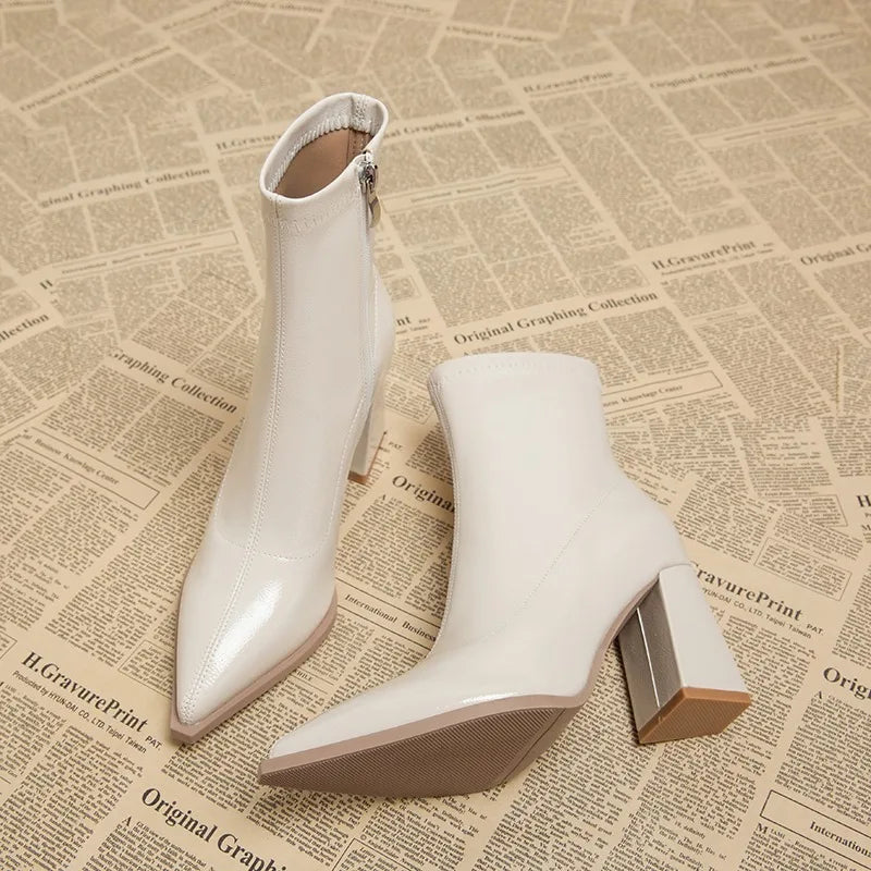 WW | Women's High Heel Ankle Boots