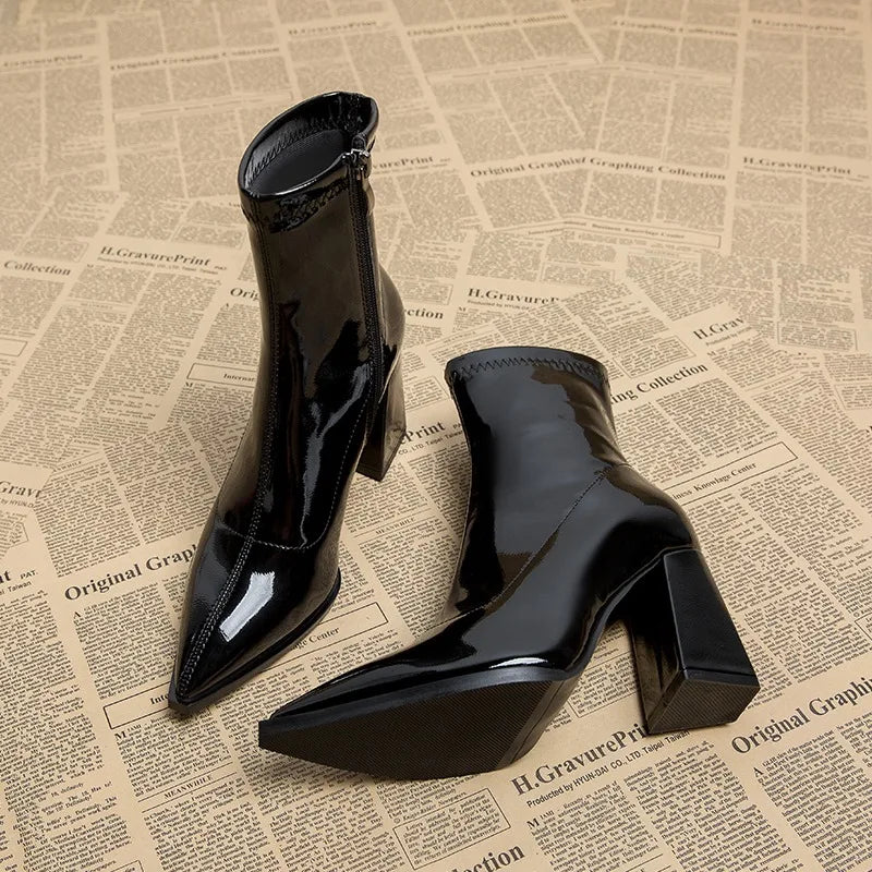 WW | Women's High Heel Ankle Boots