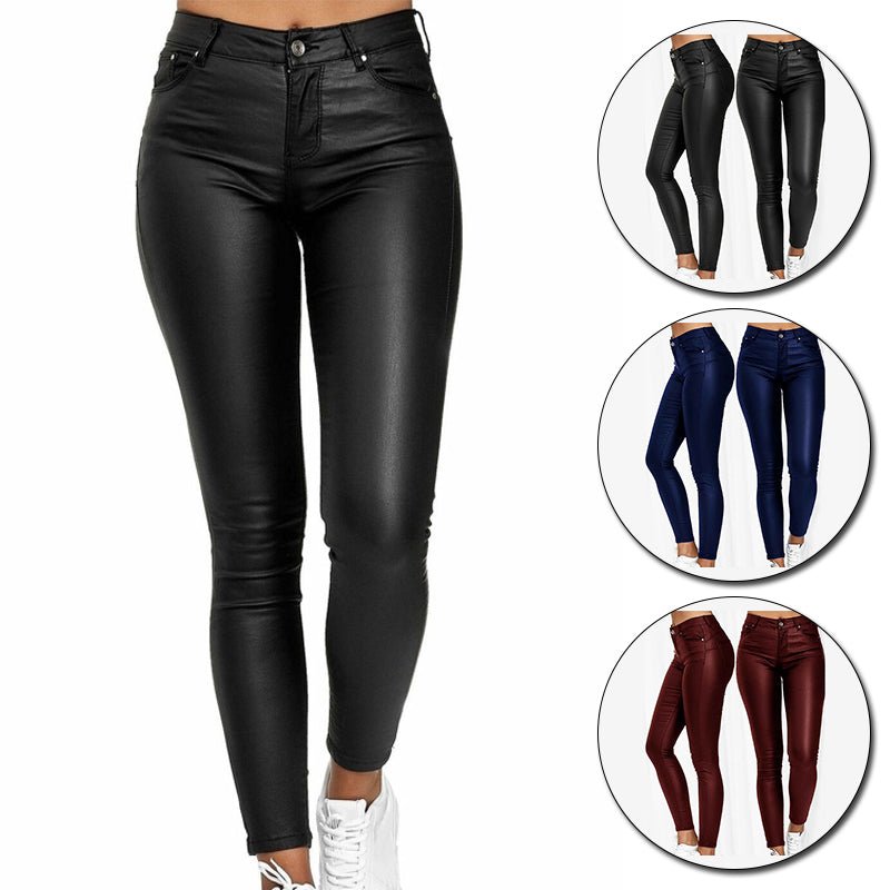 WW | Hose - Stilvolle Leder Damenhose für Einen Zeitlosen Look
