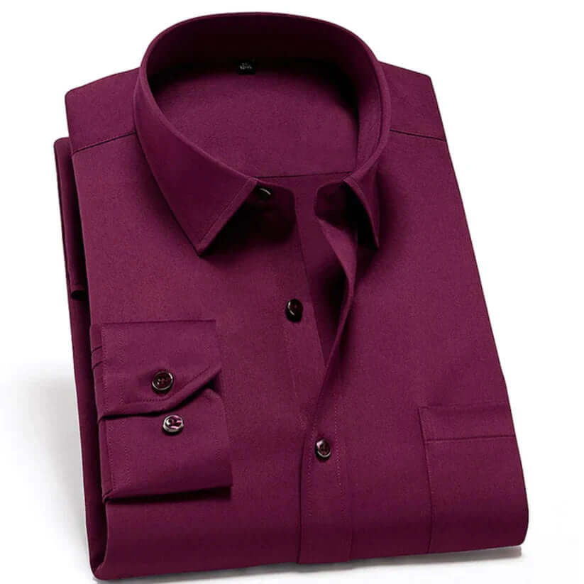 WW | Herren Langarm Hemd Stretch