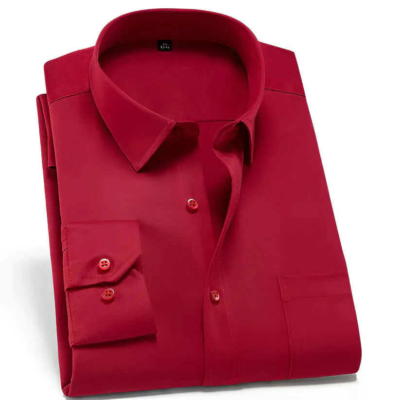 WW | Herren Langarm Hemd Stretch