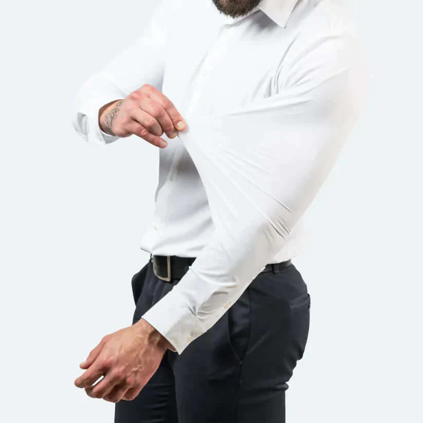 WW | Herren Langarm Hemd Stretch