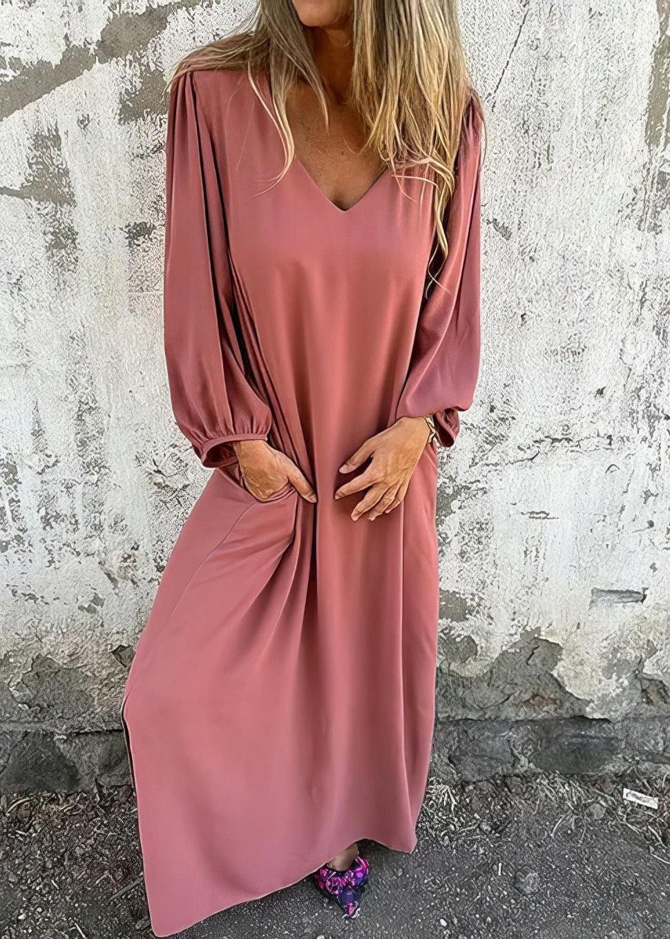 Joyce – Hübsches Boho-Kleid mit Taschen