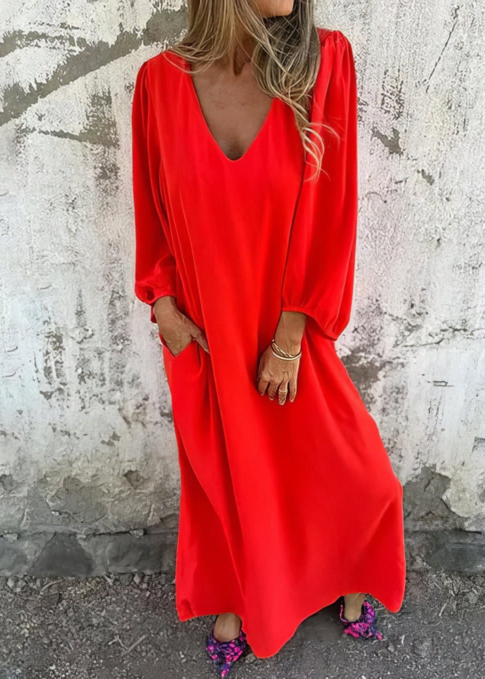 Joyce – Hübsches Boho-Kleid mit Taschen