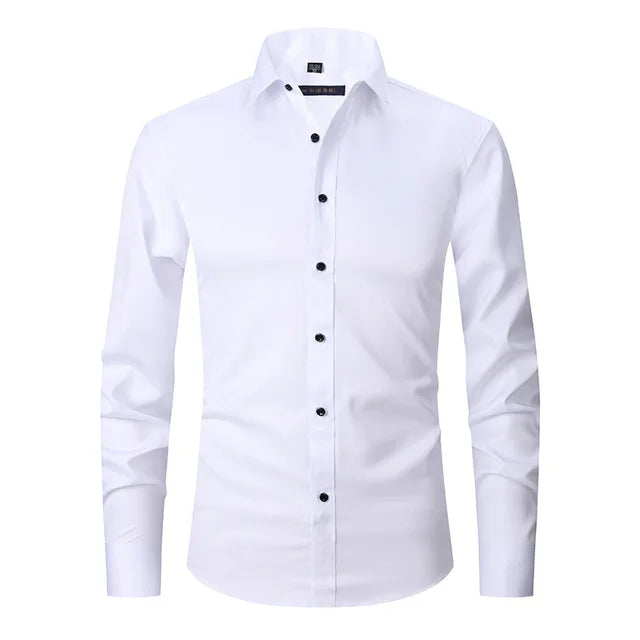 WW | Men's Slim Fit Stretch Wrinkle-Free Button-Down Collar