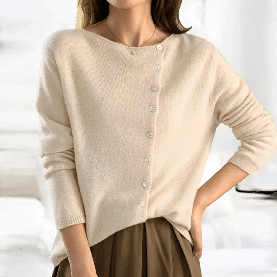 WW | Button-Up Cardigan Grey Elegant and versatile