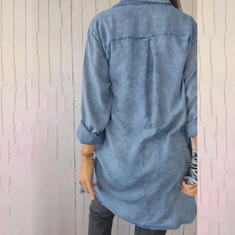 WW | Denim Shirt Jacket Casual Style Timeless Versatility
