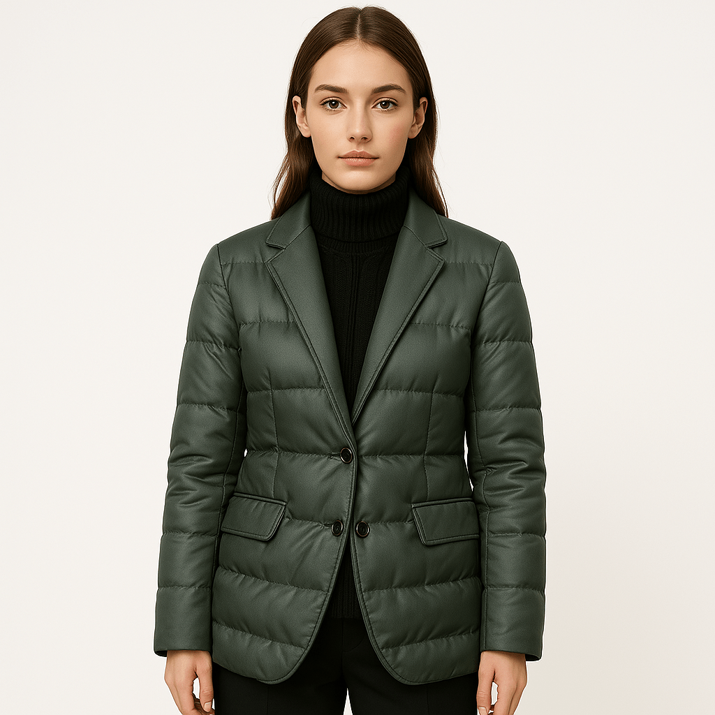 WW | Quilted Winter Blazer Suit Elegant and Warm