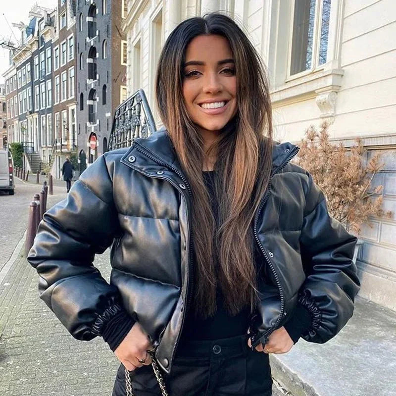 WW | Kurze Damen Winter-Daunenjacke Warm & Trendy