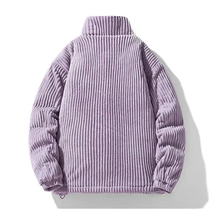 WW | Quilted Jacket Velour Lilac Soft & Trendy